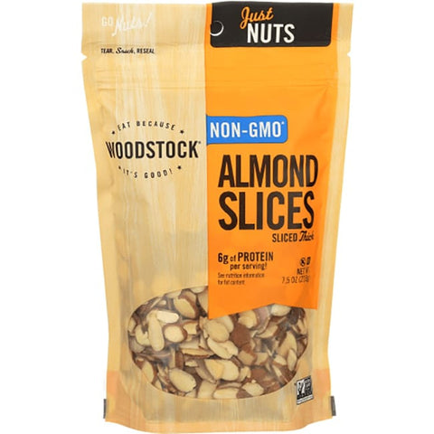 WOOD THICK SLCD ALMONDS ( 8 X 7.5 OZ   )