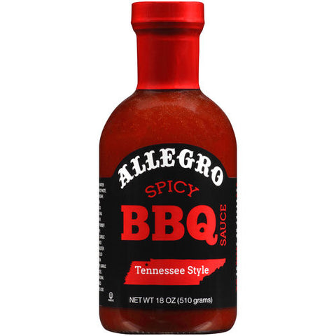 ALLEGRO BBQ SCE SPICY ( 6 X 18 OZ   )