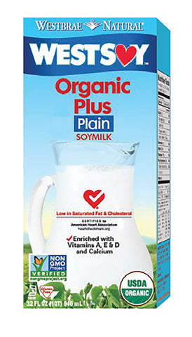Westsoy Plain Westsoy Organic Plus (12x32 Oz)