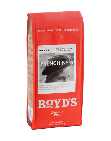 Boyds Coffee French No 6 Coffee (6x12OZ )
