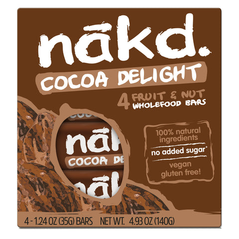 NAKD COCOA DLGHT BAR 4PK ( 12 X 4.93 OZ   )
