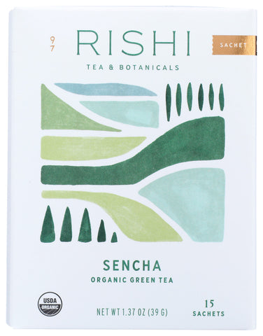 OG2 RISHI SENCHA GRN TEA ( 6 X 15 BAG  )