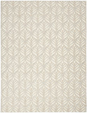 6' X 9' Ivory And Grey Floral Stain Resistant Non Skid Area Rug