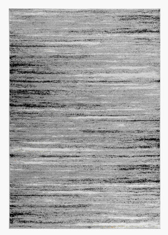 4' X 6' Grey Abstract Area Rug