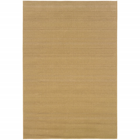 2' X 4' Beige Stain Resistant Indoor Outdoor Area Rug