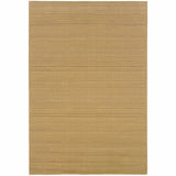 7' X 10' Beige Stain Resistant Indoor Outdoor Area Rug