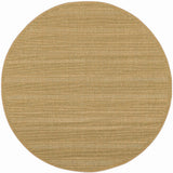 8' X 8' Beige Round Stain Resistant Indoor Outdoor Area Rug