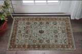 2' X 3' Blue And Red Oriental Area Rug