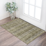 2' X 3' Gray And Ivory Abstract Area Rug