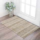 2' X 3' Ivory And Gray Abstract Area Rug