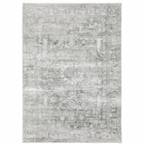 8' X 10' Sage Green Oriental Non Skid Area Rug