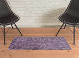 2' X 3' Purple Shag Tufted Handmade Area Rug