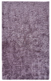 2' X 3' Purple Shag Tufted Handmade Area Rug
