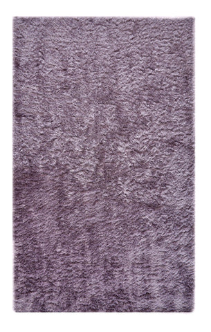 6' Purple Shag Tufted Handmade Runner Rug