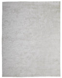 4' X 6' White Shag Tufted Handmade Area Rug