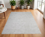 4' X 6' White Shag Tufted Handmade Area Rug