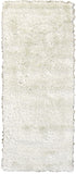 6' White Shag Hand Tufted Runner Rug