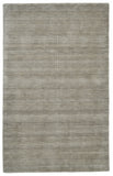 2' X 3' Gray and Ivory Wool Hand Woven Area Rug