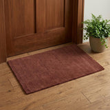 2' X 3' Orange and Red Wool Hand Woven Area Rug