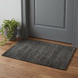 2' X 3' Gray Geometric Hand Woven Area Rug