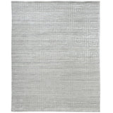 2' X 3' Ivory Geometric Hand Woven Area Rug