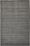 4' X 6' Gray And Black Hand Woven Area Rug
