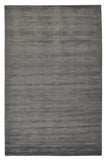 2' X 3' Gray And Black Hand Woven Area Rug