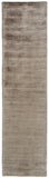 10' Ivory and Tan Hand Woven Runner Rug