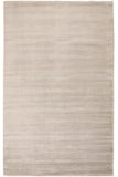 4' X 6' Ivory And Tan Hand Woven Distressed Area Rug