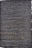 4' X 6' Brown Blue And Taupe Hand Woven Area Rug