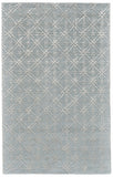 2' X 3' Gray Wool Abstract Hand Tufted Area Rug