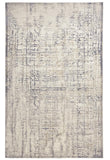 2' X 3' Ivory And Gray Abstract Stain Resistant Area Rug