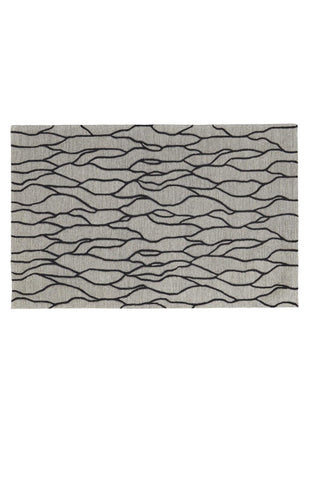 8' X 10' Brown Taupe And Ivory Geometric Washable Indoor Outdoor Area Rug