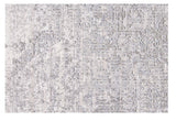 3' X 5' Gray Ivory And Taupe Abstract Distressed Area Rug With Fringe