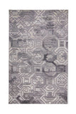 2' X 3' Gray and Ivory Wool Abstract Hand Tufted Area Rug