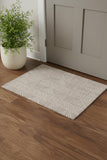 2' X 3' Tan Ivory And Brown Geometric Stain Resistant Area Rug