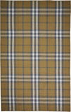 8' X 10' Blue and White Abstract Hand Woven Area Rug