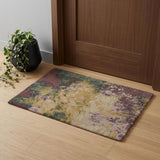 2' X 3' Green and Black Wool Abstract Hand Tufted Area Rug