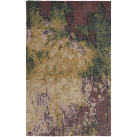 8' X 10' Yellow And Ivory Geometric Washable Indoor Outdoor Area Rug
