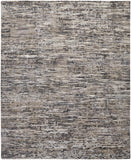 3' X 5' Blue And Ivory Wool Abstract Hand Tufted Area Rug