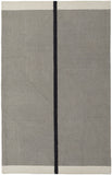 2' X 3' Black Gray And Taupe Abstract Geometric Hand Tufted Area Rug