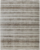 4' X 6' Tan and Ivory Abstract Hand Woven Area Rug