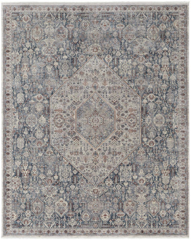 4' X 6' Gold And Brown Wool Geometric Hand Knotted Area Rug