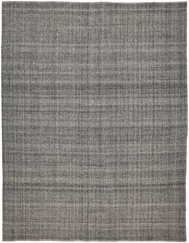 2' X 3' Gray And Ivory Hand Woven Area Rug