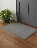 2' X 3' Gray And Ivory Hand Woven Area Rug