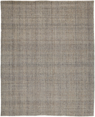 5' X 8' Gray Ivory And Tan Hand Woven Area Rug