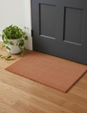 2' X 3' Orange Hand Woven Area Rug