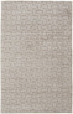 2' X 3' Ivory And Brown Striped Hand Woven Area Rug