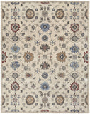 6' Blue And Gray Indoor Outdoor Runner Rug