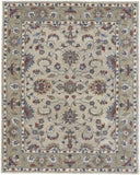 6' Green And Ivory Indoor Outdoor Runner Rug